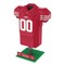 San Francisco 49ers NFL BRXLZ Jersey 1043-Piece Building Block Set